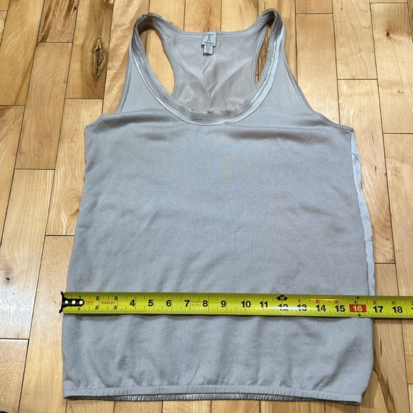 Tristan Silk Back Cotton Blend Tank Top - Picture 6 of 7